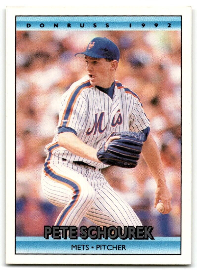 1992 Donruss Peter Schourek New York Mets #535