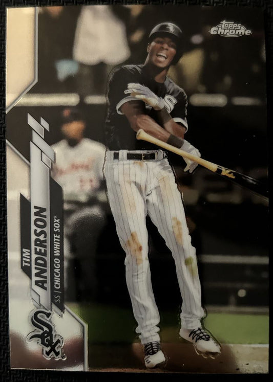 2020 Topps Chrome Tim Anderson Chicago White Sox #90