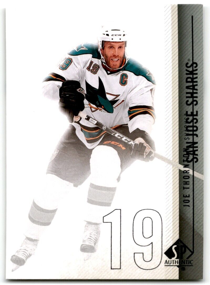 2010-11 Upper Deck Joe Thornton San Jose Sharks #34