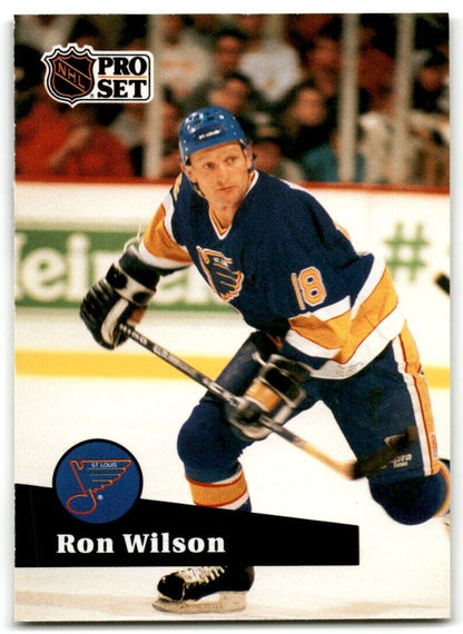 1991-92 Pro Set Ron Wilson St. Louis Blues #220