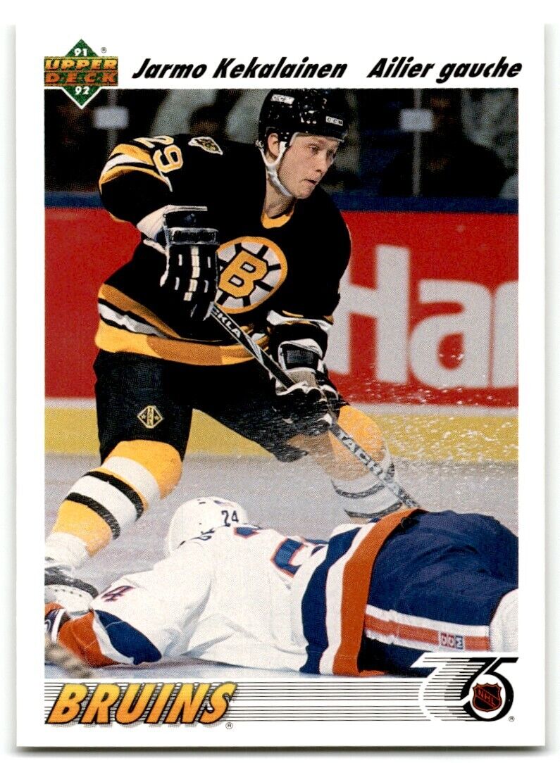 1991-92 Upper Deck Jarmo Kekalainen Rookie Boston Bruins #108