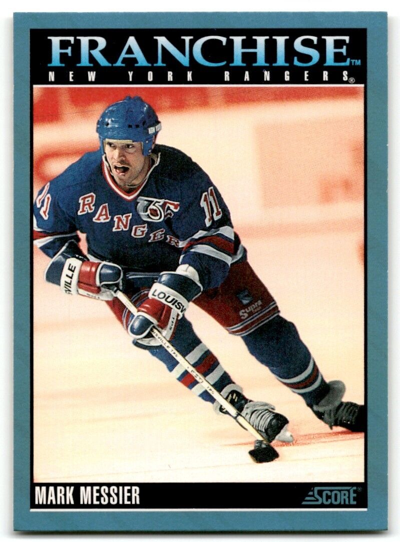 1992-93 Score Mark Messier New York Rangers #431