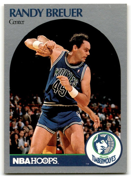 1990-91 Hoops Randy Breuer Minnesota Timberwolves #184