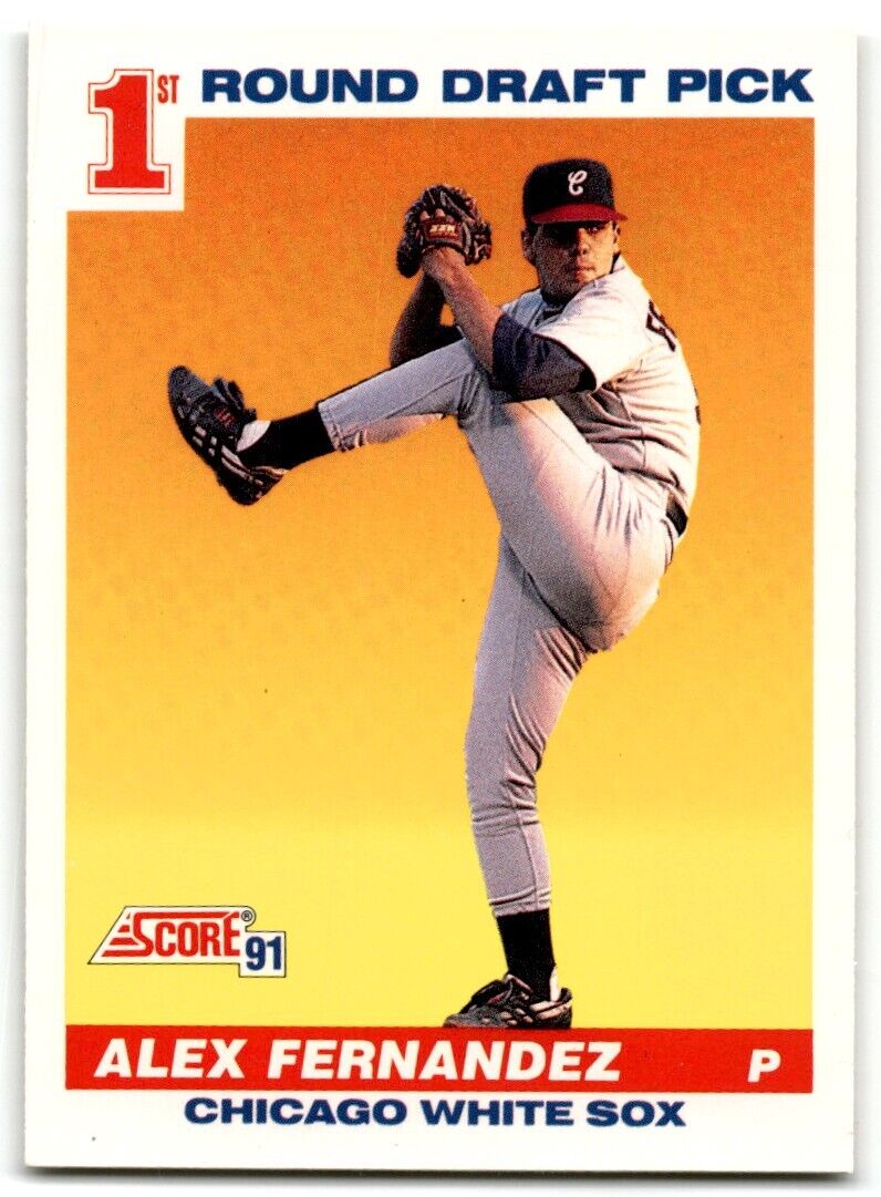 1991 Score Alex Fernandez Chicago White Sox #382