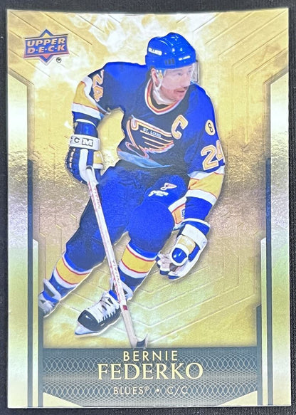 2023-24 Upper Deck Tim Hortons Legends Tim Horton Bernie Federko St. Louis Blues