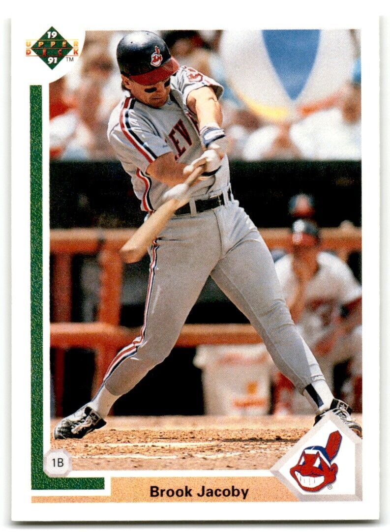 1991 Upper Deck Brook Jacoby Cleveland Indians #198