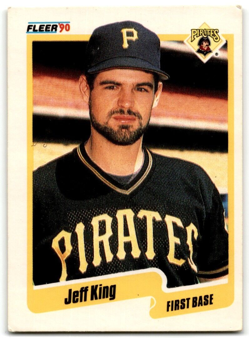 1990 Fleer Jeff King Pittsburgh Pirates #469