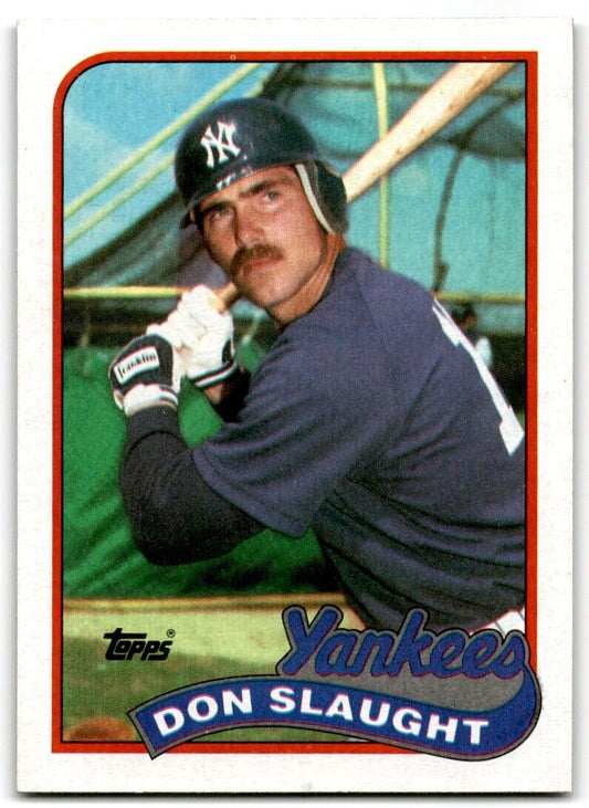 1989 Topps Don Slaught New York Yankees #611