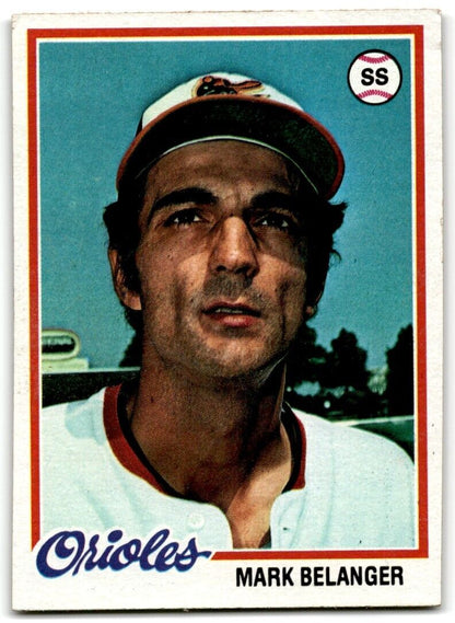 1978 Topps Mark Belanger Baltimore Orioles #315