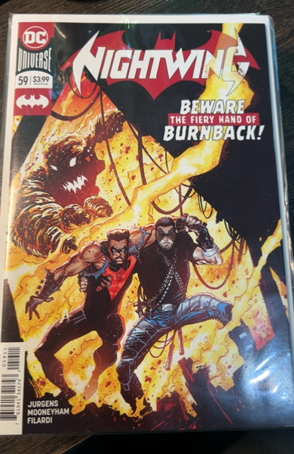 Nightwing #59 First Appearance of Burnback DC Comics 2019 Cover A