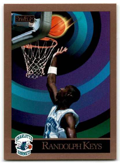 1990-91 SkyBox Randolph Keys Charlotte Hornets #369