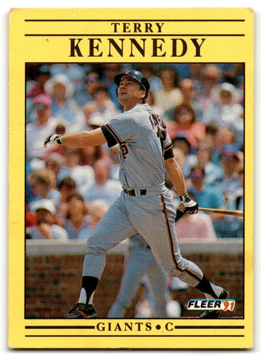 1991 Fleer Terry Kennedy San Francisco Giants #263