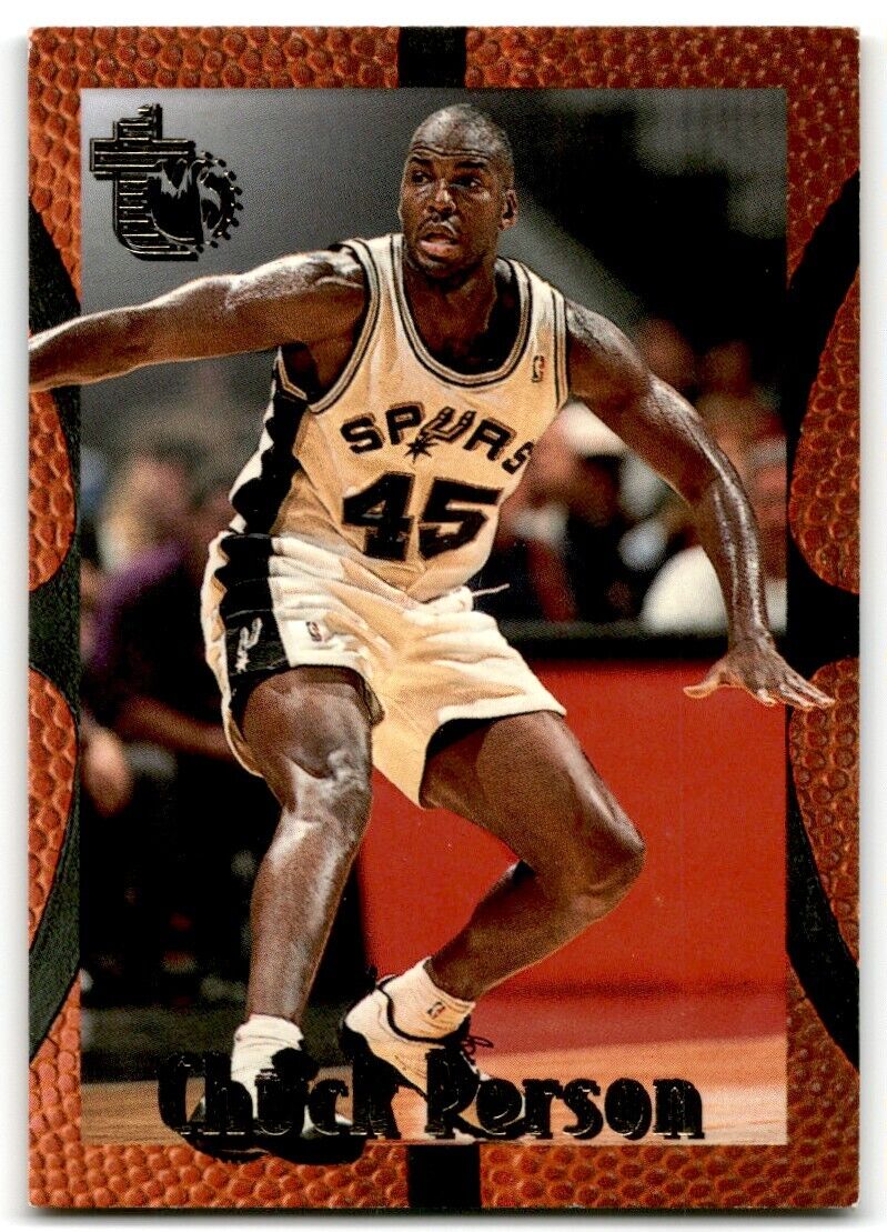 1994-95 Topps Embossed Chuck Person San Antonio Spurs #87