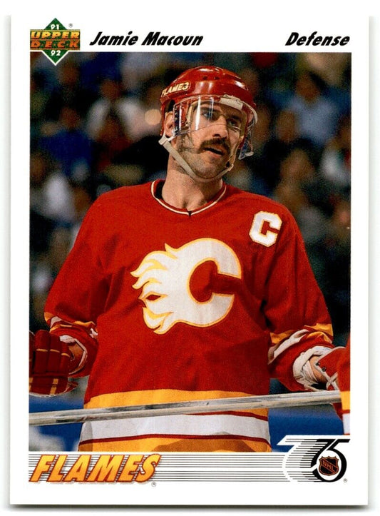 1991-92 Upper Deck Jamie Macoun Calgary Flames #412