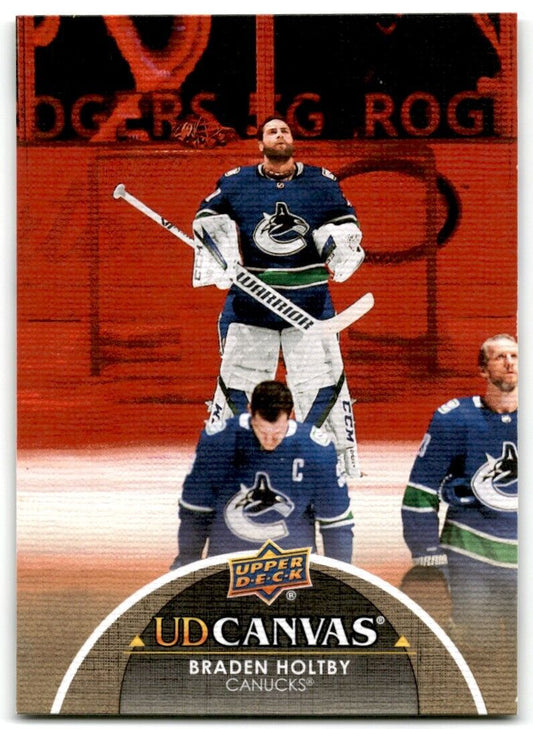 2021-22 Upper Deck UD Canvas Braden Holtby Vancouver Canucks #C79