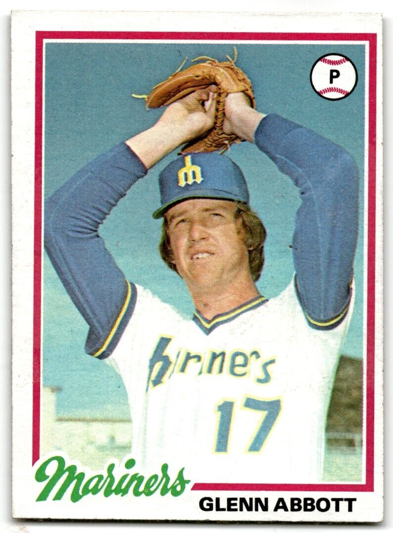 1978 Topps Glenn Abbott Seattle Mariners #31