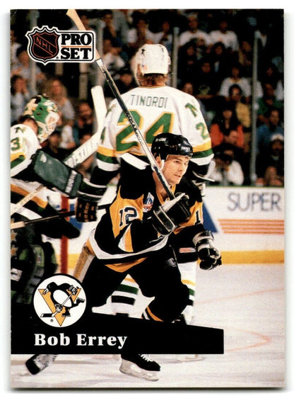 1991-92 Pro Set Bob Errey Pittsburgh Penguins #187