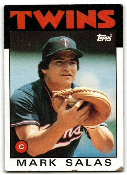 1986 Topps Mark Salas Minnesota Twins #537