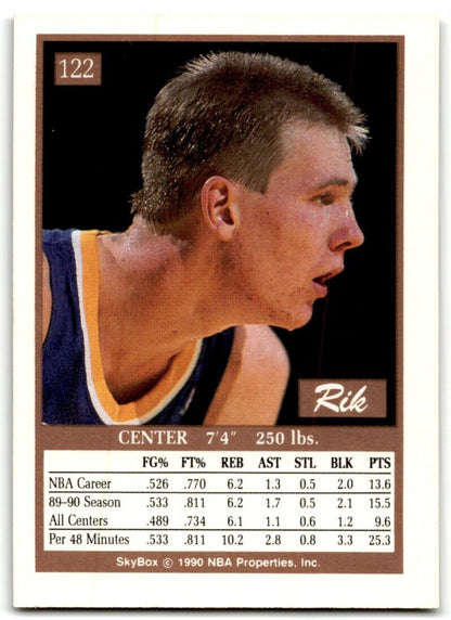 1990-91 SkyBox Rik Smits Indiana Pacers #122