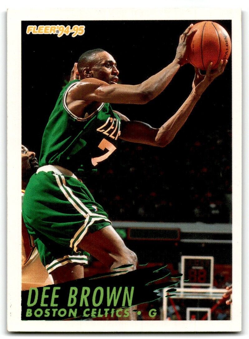 1994-95 Fleer Dee Brown Boston Celtics #10