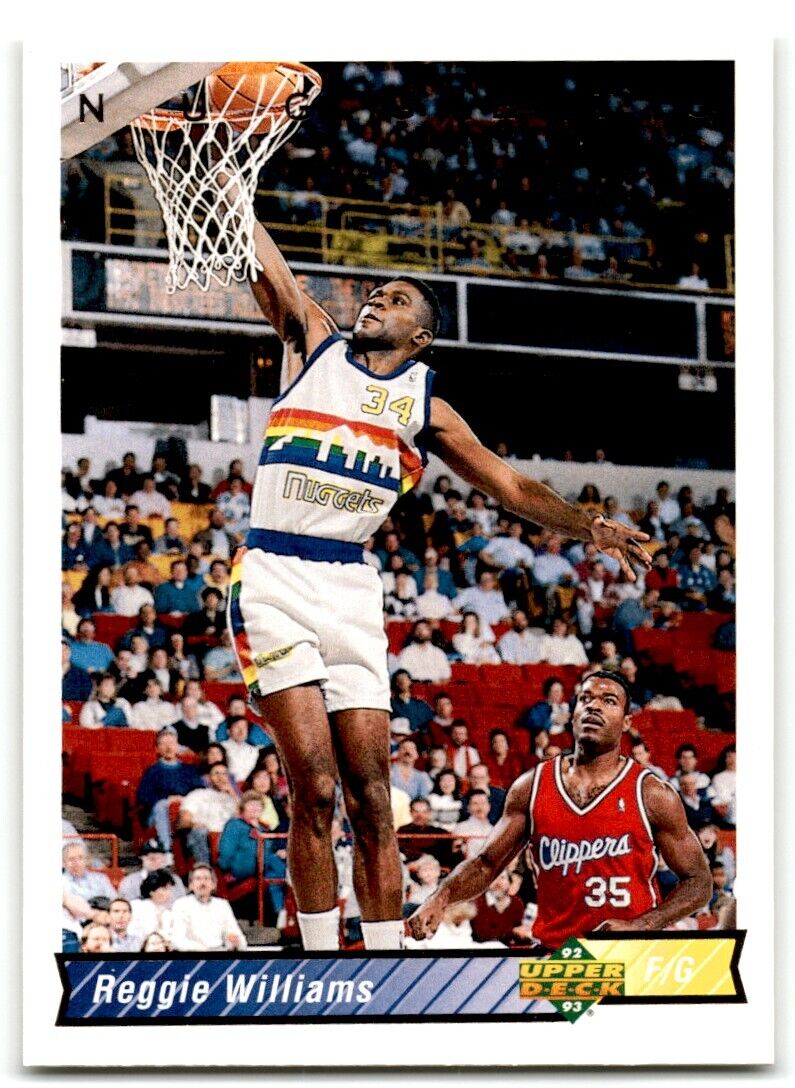 1992-93 Upper Deck Reggie Williams Denver Nuggets #113