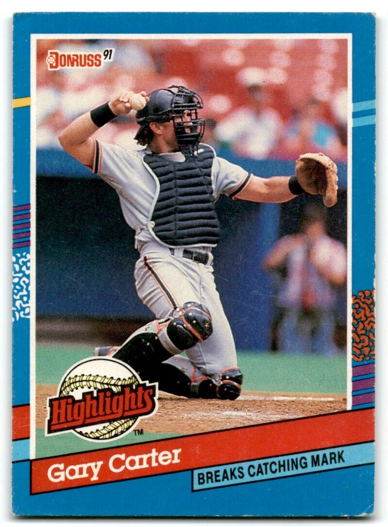 1991 Donruss Bonus Cards Gary Carter San Francisco Giants #BC-8