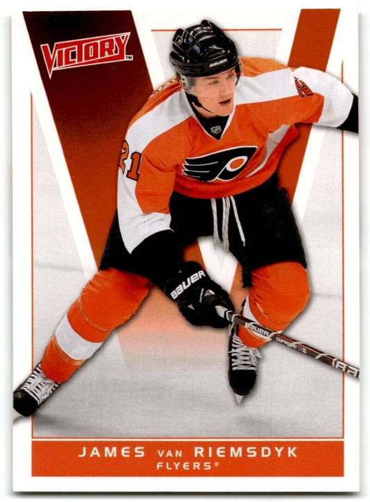 2010-11 Upper Deck Victory Red James van Riemsdyk Rookie Philadelphia Flyers