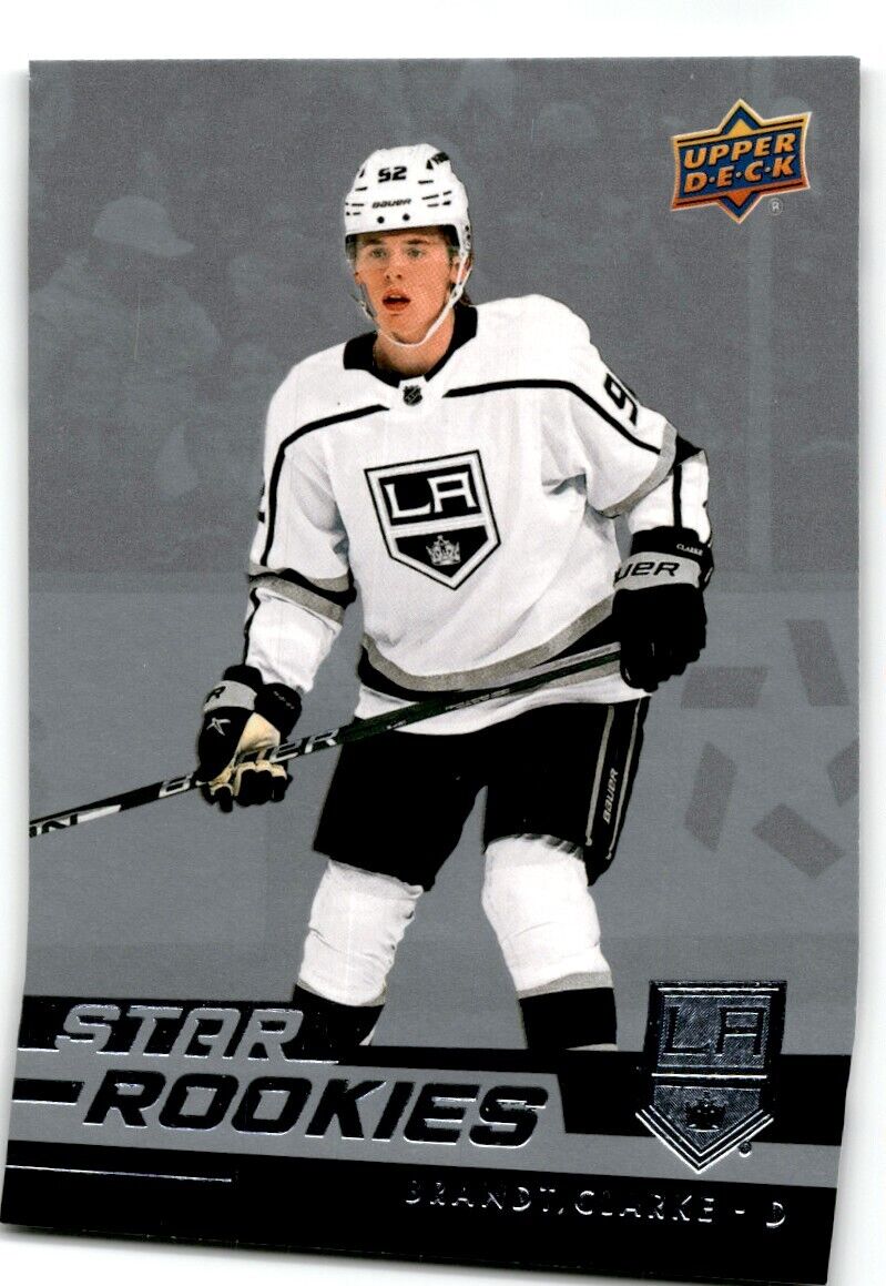 2022-23 Upper Deck Star Rookies Brandt Clarke Rookie Los Angeles Kings #12