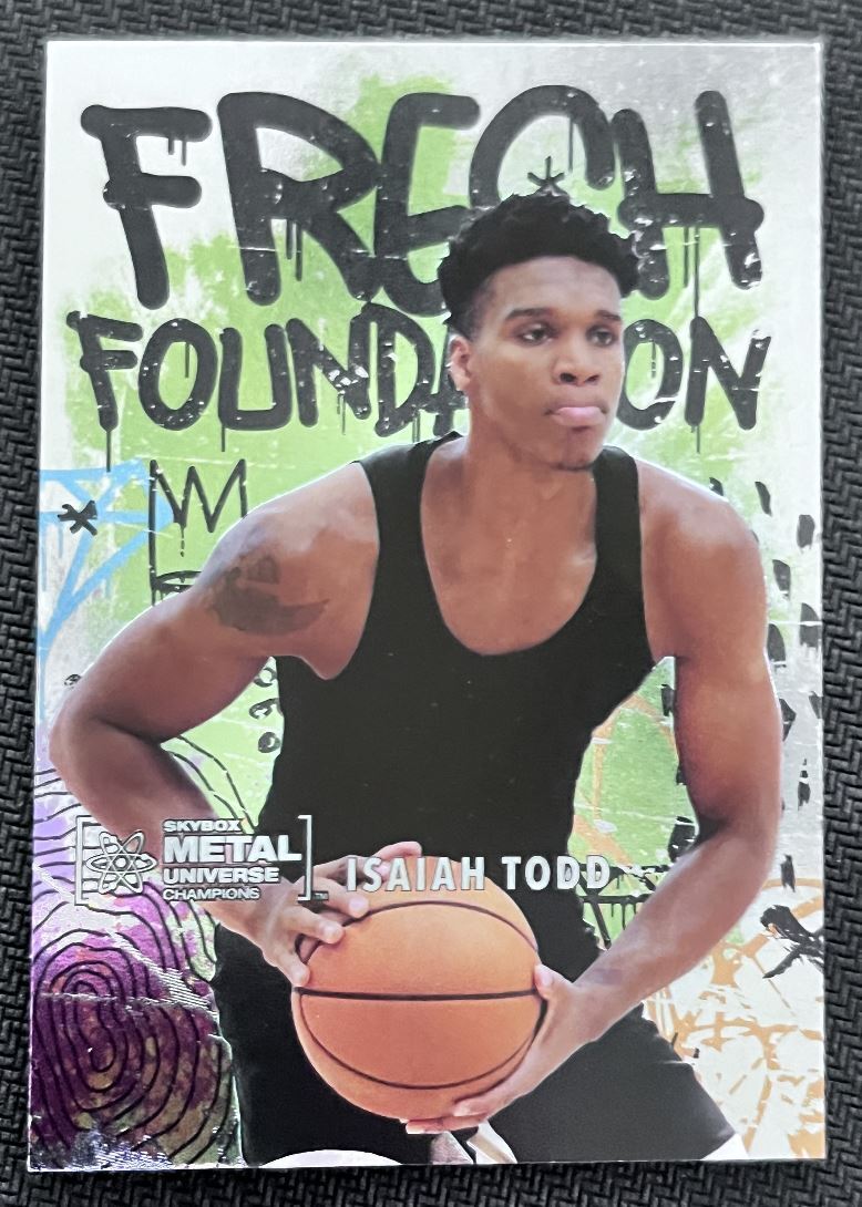 2021-22 Skybox Metal Universe Fresh Foundation Isaiah Todd Rookie #FF28