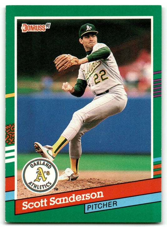 1991 Donruss Scott Sanderson Oakland Athletics #533