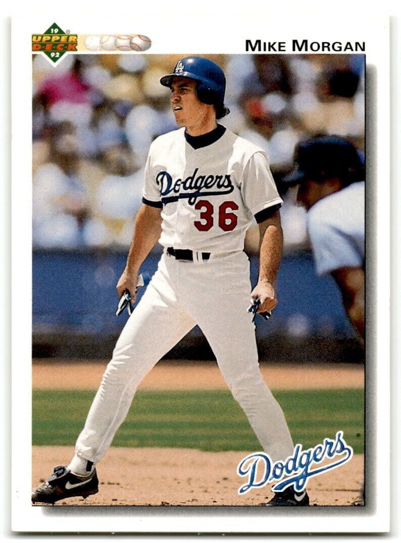 1992 Upper Deck Mike Morgan Los Angeles Dodgers #513