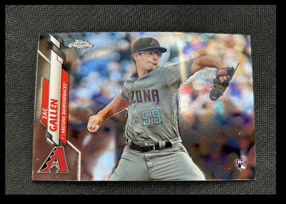 2020 Topps Chrome Zac Gallen Rookie Arizona Diamondbacks #132