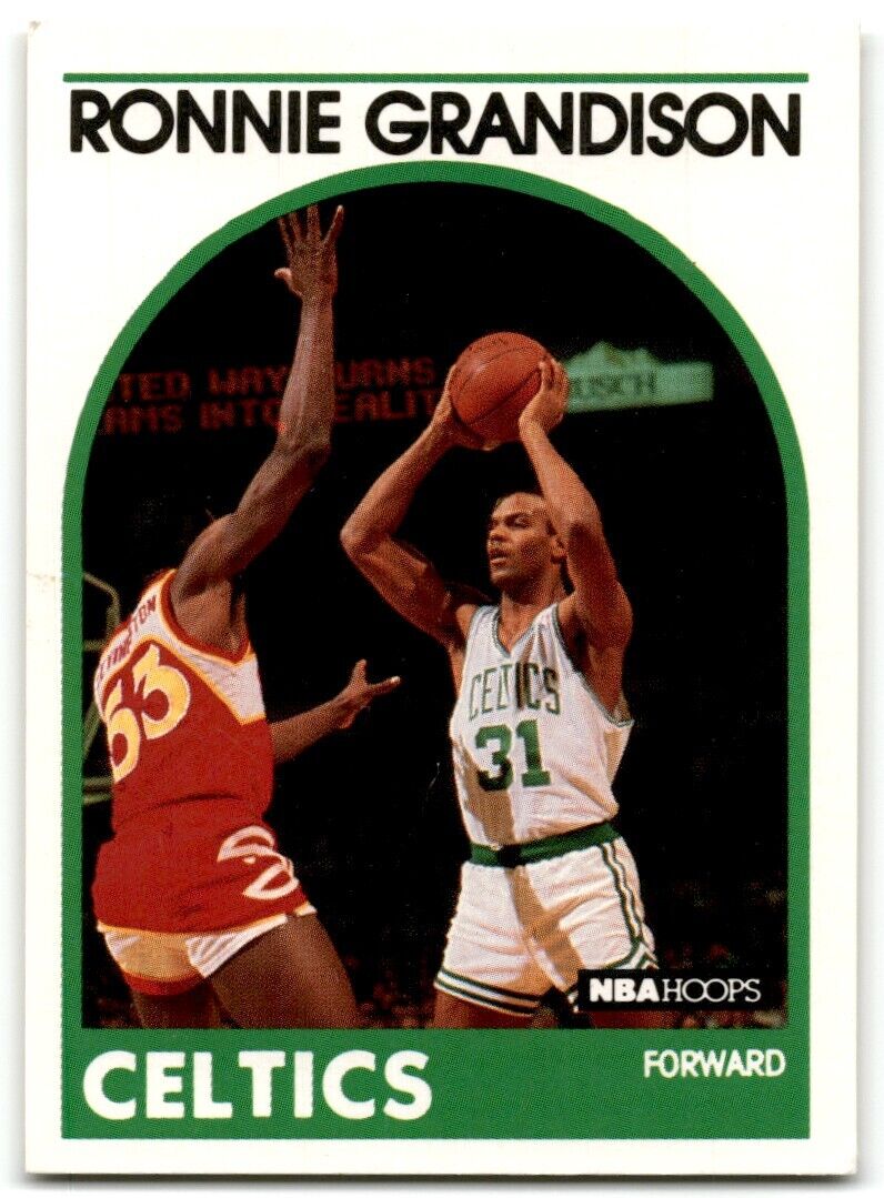 1989-90 Hoops Ronnie Grandison Rookie Boston Celtics #248