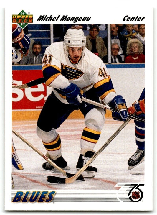 1991-92 Upper Deck Michel Mongeau St. Louis Blues #213