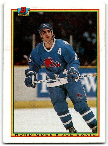 1990-91 Bowman Joe Sakic Quebec Nordiques #169