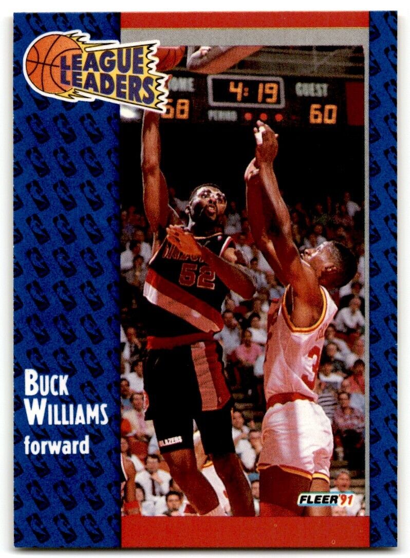 1991-92 Fleer Buck Williams Portland Trail Blazers #224