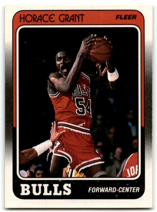 1988-89 Fleer Horace Grant Rookie Chicago Bulls #16