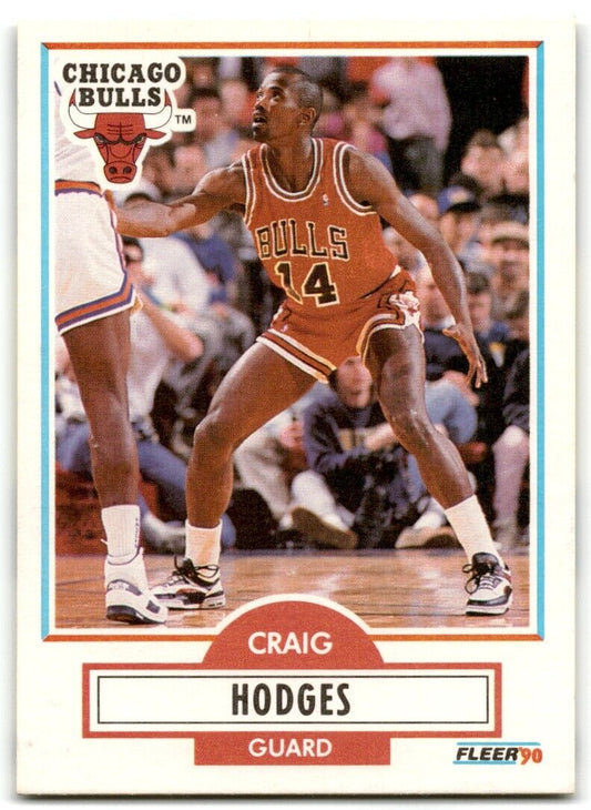 1990-91 Fleer Craig Hodges Chicago Bulls #25