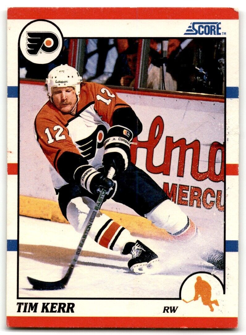 1990-91 Score Tim Kerr Philadelphia Flyers #177