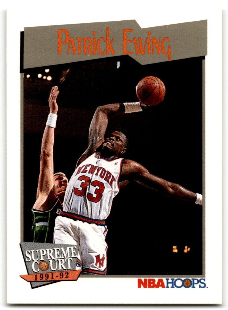 1991-92 Hoops Patrick Ewing New York Knicks #483