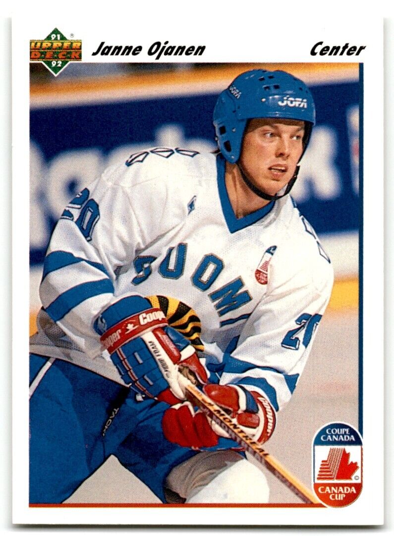 1991-92 Upper Deck Janne Ojanen Finland #25