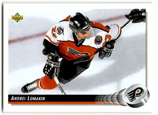 1992-93 Upper Deck Andrei Lomakin Philadelphia Flyers #428