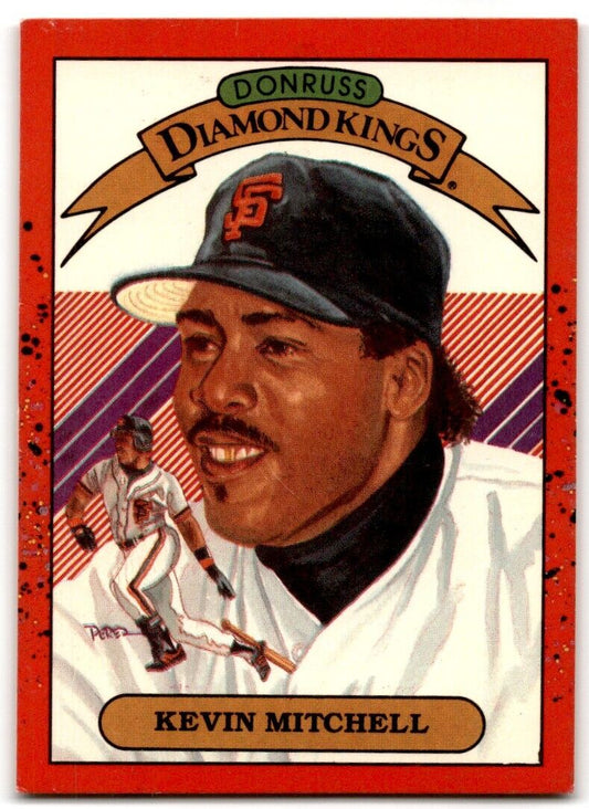 1990 Donruss Diamond Kings Kevin Mitchell San Francisco Giants #11