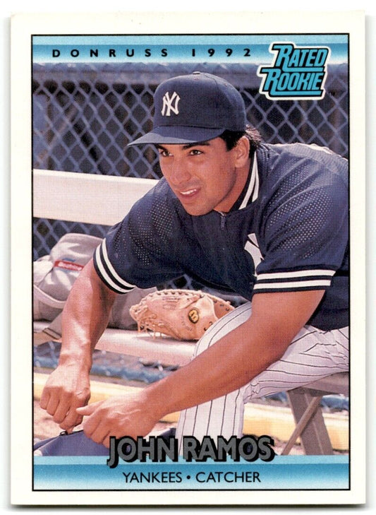 1992 Donruss John Ramos Rookie New York Yankees #15