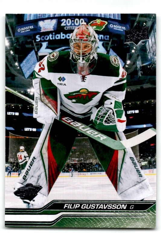 2023-24 Upper Deck Filip Gustavsson Minnesota Wild #341