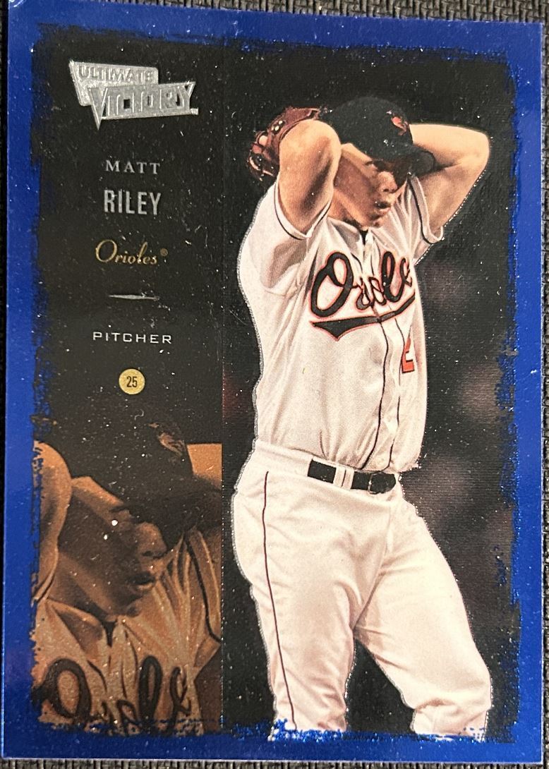 2000 Upper Deck Ultimate Victory Matt Riley Baltimore Orioles #19