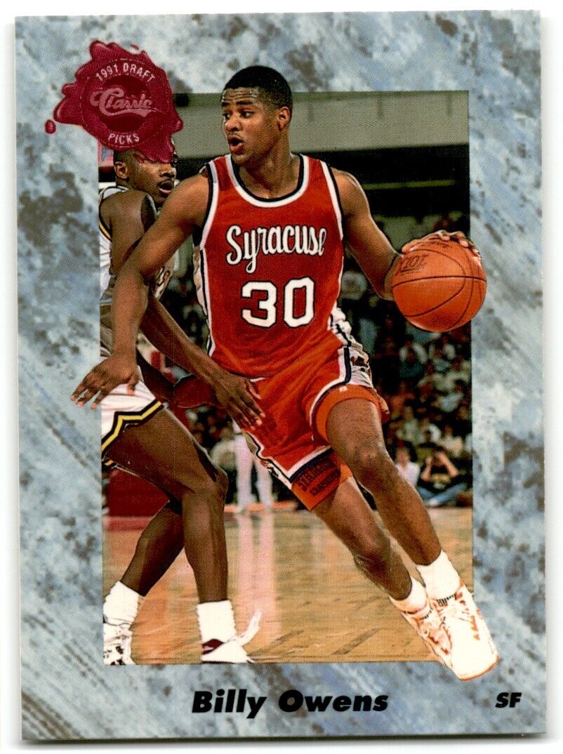 1991-92 Classic Billy Owens Rookie Syracuse Orangemen #150