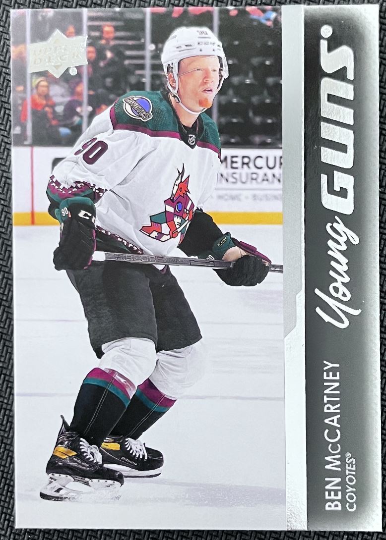 2021-22 Upper Deck Ben McCartney Rookie Arizona Coyotes #723