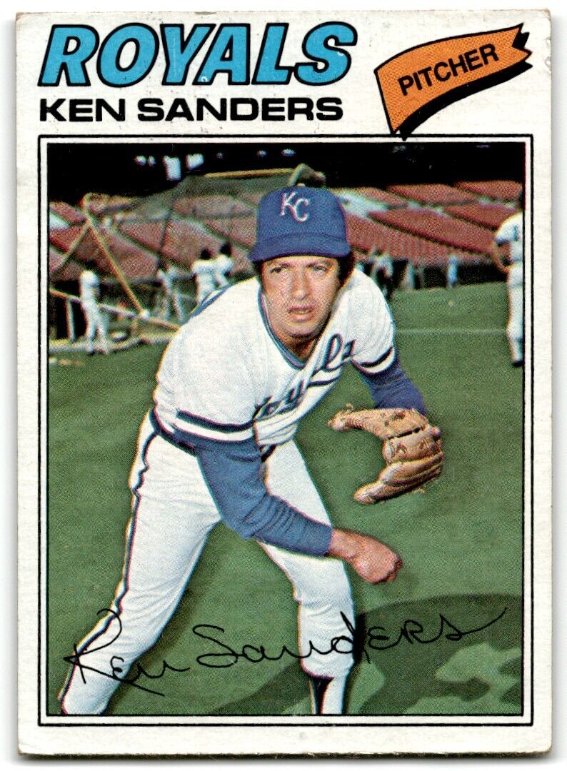 1977 Topps Ken Sanders Kansas City Royals #171