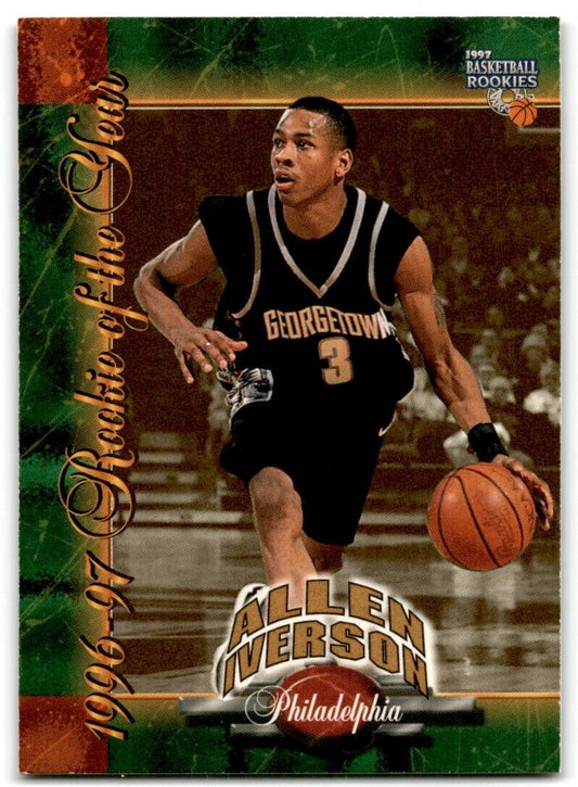 1997-98 Score Board Rookies Allen Iverson Rookie of the Year Allen Iverson